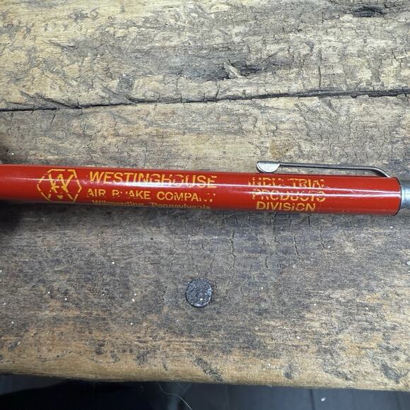 Vintage Scripto Mechanical Pencil Westinghouse Airbrake Co Wilmerding PA Ad - Picture 5 of 5